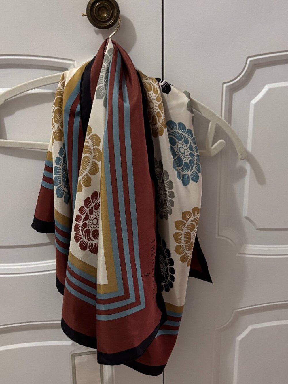 Vintage Trussardi Silk Scarf with CoA Attached